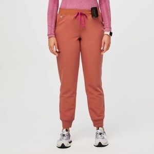 Figs Small Petite Jogger In The Color Terracotta
